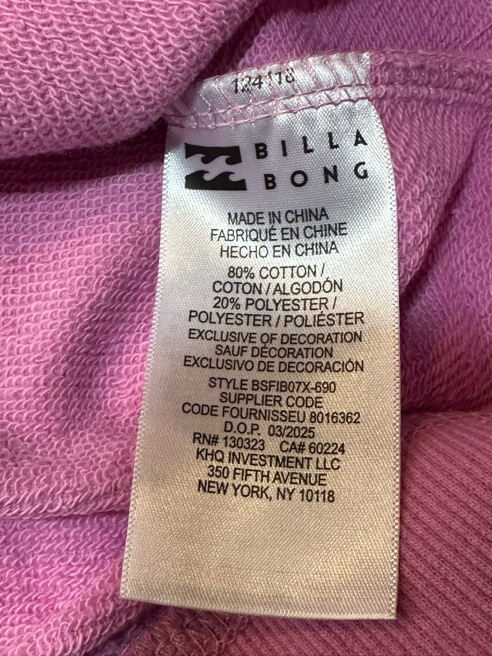 NWT Billabong Arch Logo Crewneck Sweatshirt / NEW - Picture 12 of 16
